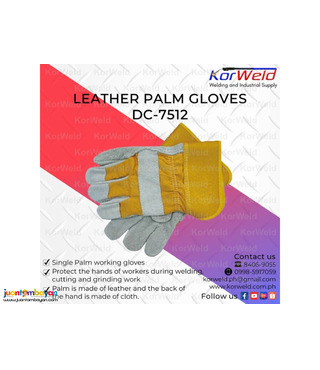 Leather Palm Gloves DC-7512