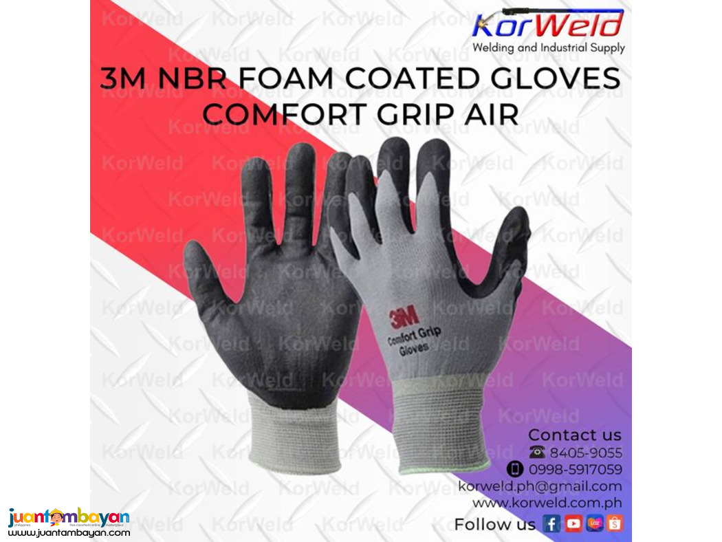 3M NBR Foam Coated Gloves Comfort Grip Air