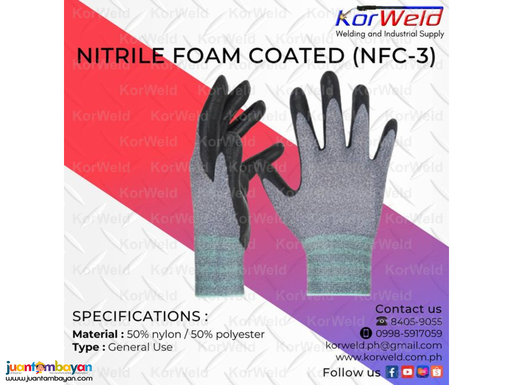Nitrile Foam Coated NFC-3