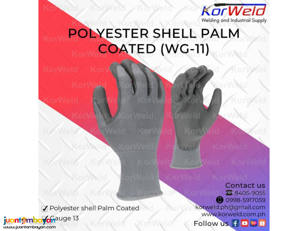Polyester Shell Palm Coated WG-11