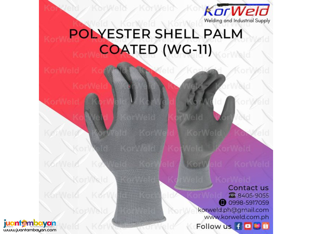 Polyester Shell Palm Coated WG-11