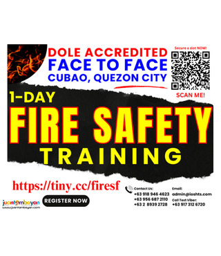 Face to Face Fire Safety Training DOLE Accredited Training