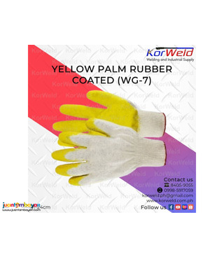 Yellow Palm Rubber Coated W-7