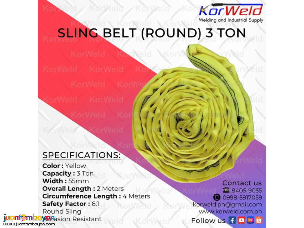 Sling Belt Round 3 Ton