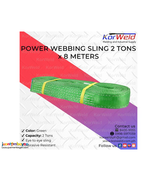 Power Webbing Sling 2 Tons x 8 Meters