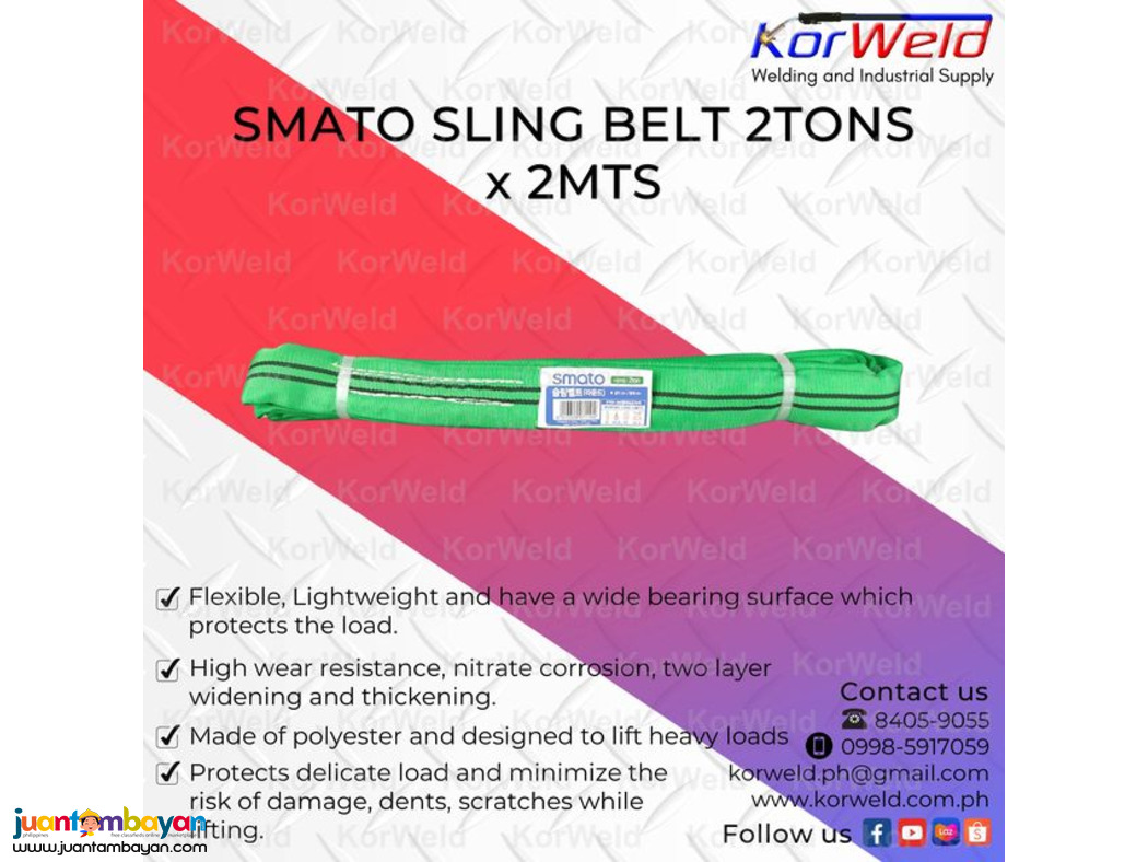 Smato Sling Belt 2 Tons x 2 Mts
