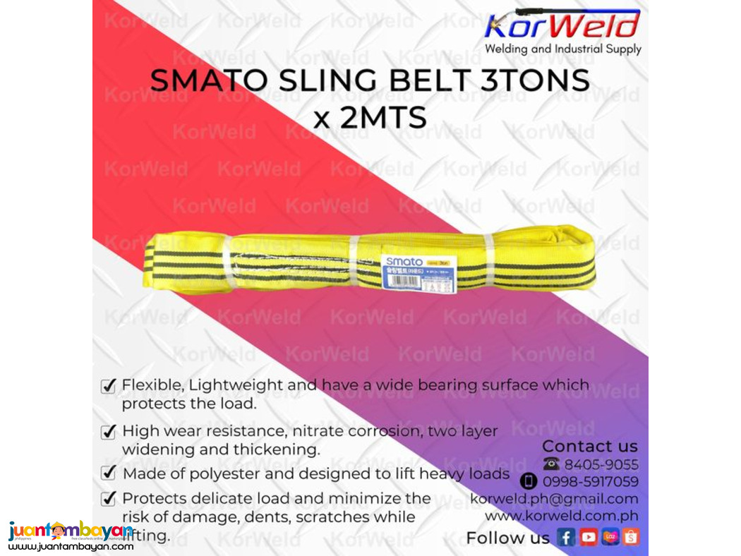 Smato Sling Belt 3 Tons x 2 Mts