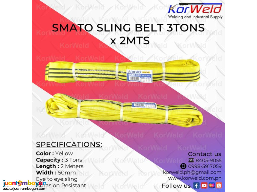 Smato Sling Belt 3 Tons x 2 Mts