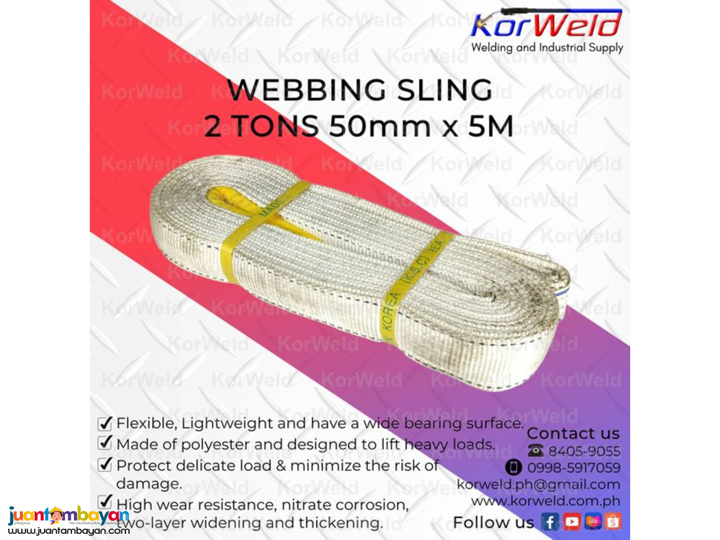 Webbing Sling 2 Tons 50mm x 5m