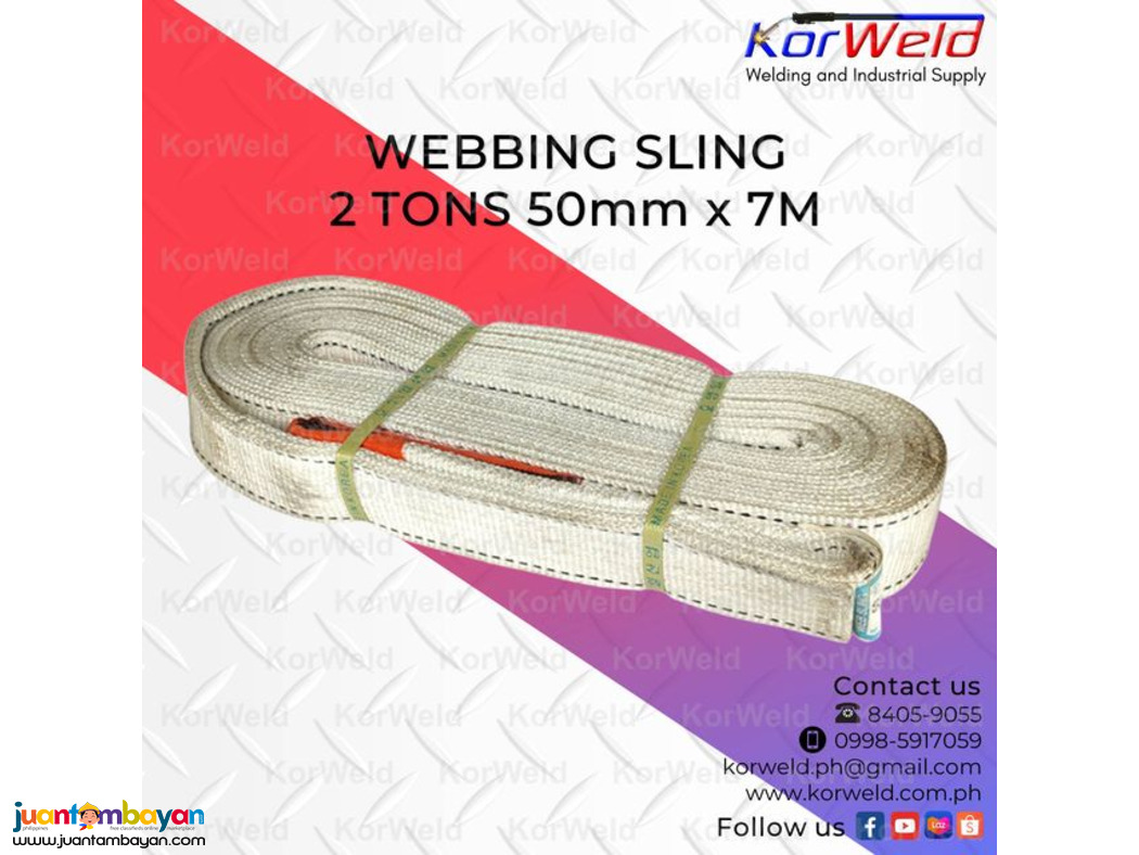 Webbing Sling 2 Tons 50mm x 7m