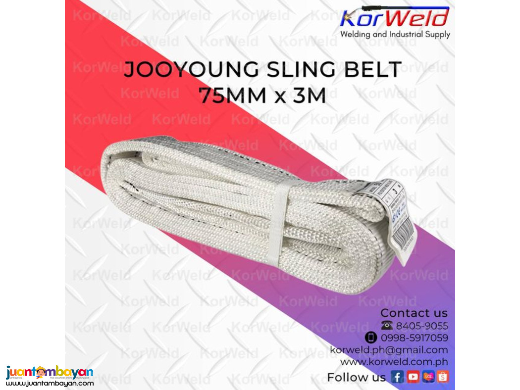 Jooyoung Sling Belt 75mm x 3m