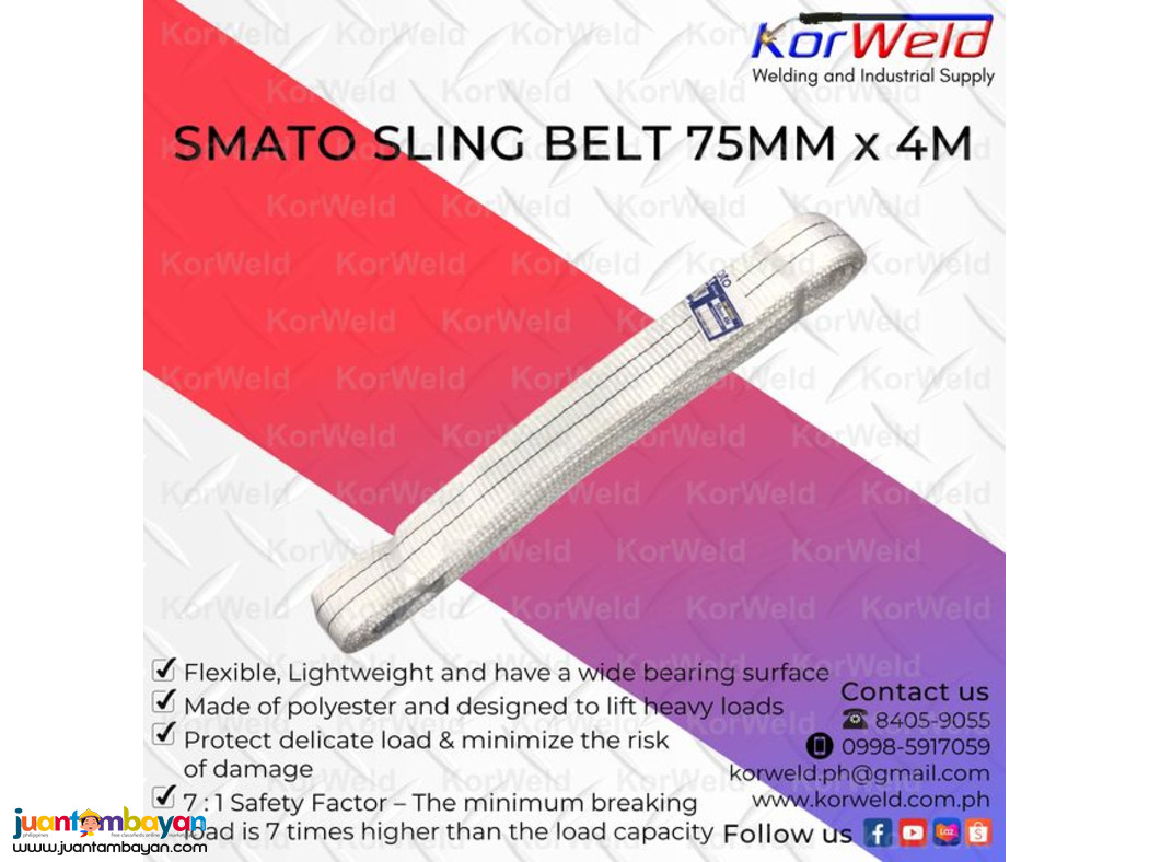 Smato Sling Belt 75mm x 4m