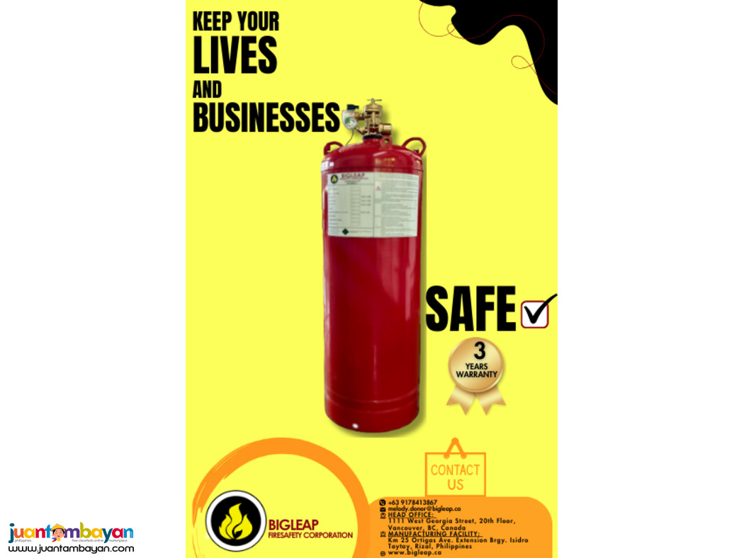 FM200 (HFC-227ea) Fire Suppression System
