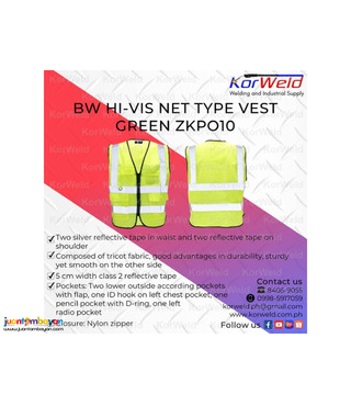 BW Hi-Vest Net Type Vest Green ZKPO10