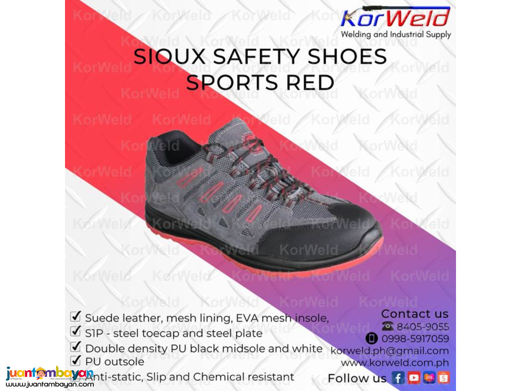 Sioux Safety Shoes Sports Red