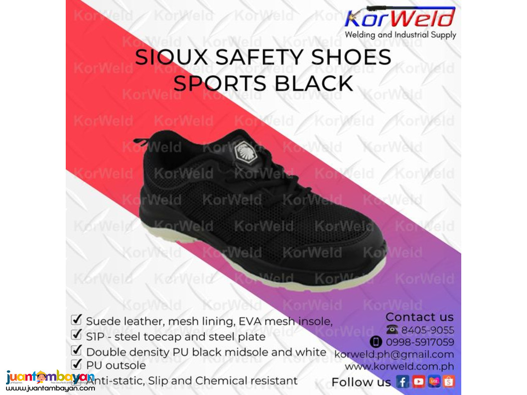 Sioux Safety Shoes Sports Black