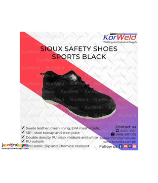 Sioux Safety Shoes Sports Black