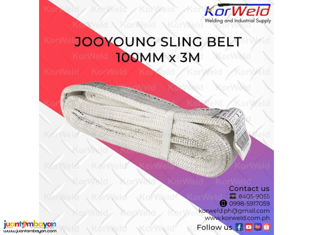 Jooyoung Sling Belt 100mm x 3m