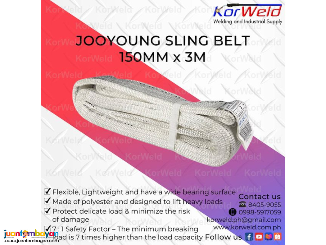 Jooyoung Sling Belt 150mm x 3m