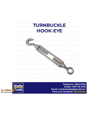 Turnbuckle (Eye-Eye, Hook-Eye & Hook-Hook)