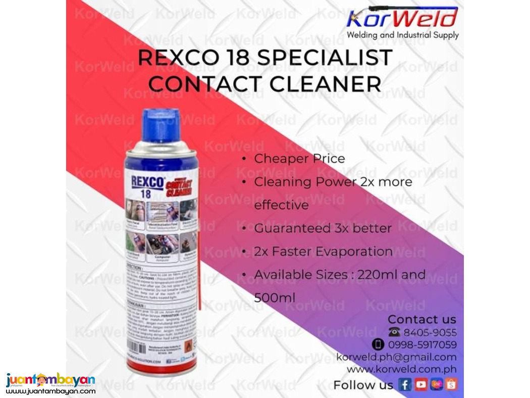 Rexco 18 Specialist Contact Cleaner