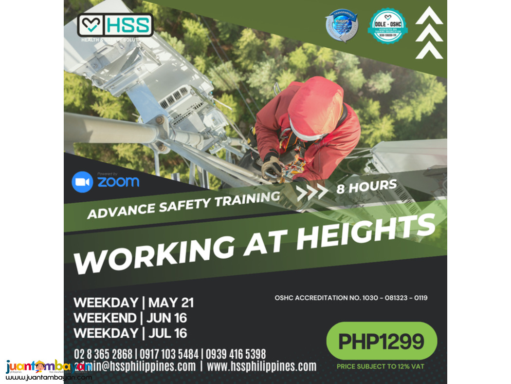WORKING AT HEIGHTS