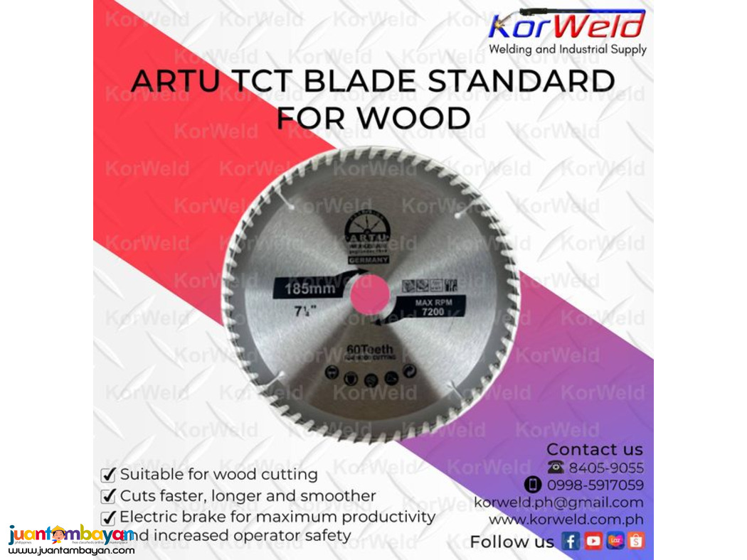 Artu Tct Blade Standard For Wood