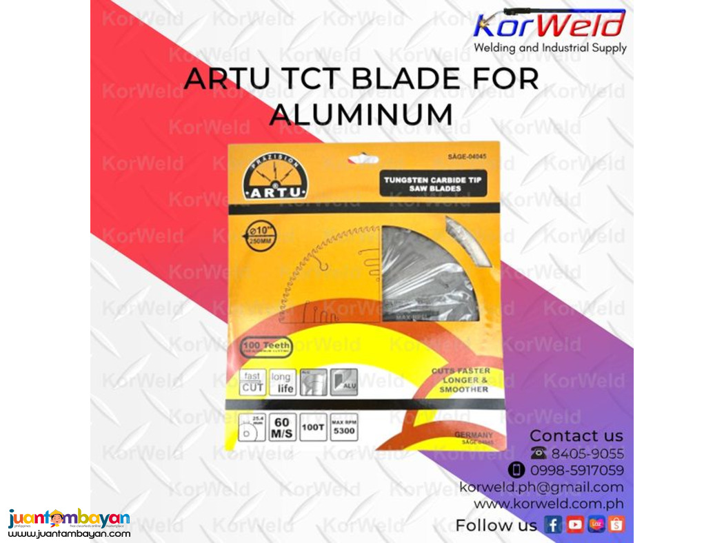 Artu Tct Blade For Aluminum