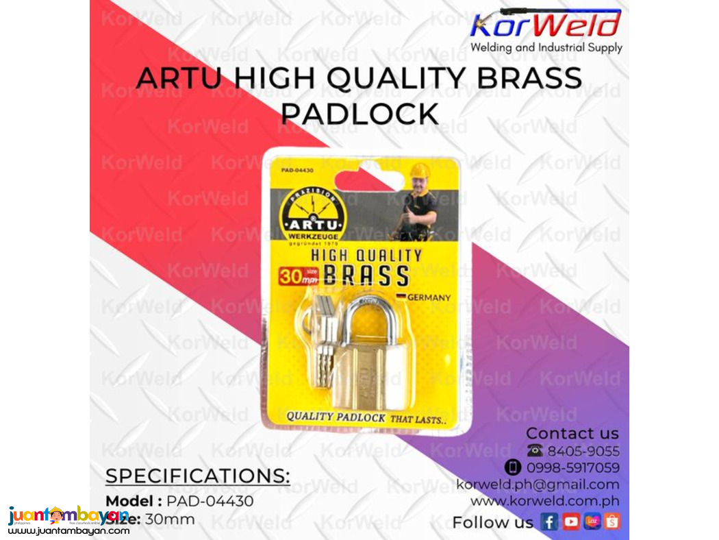 Artu High Quality Brass Padlock