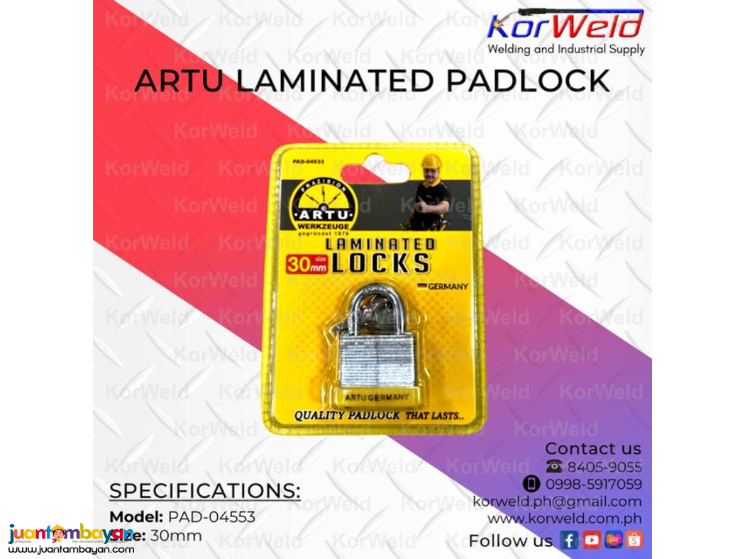 Artu Laminated Padlock