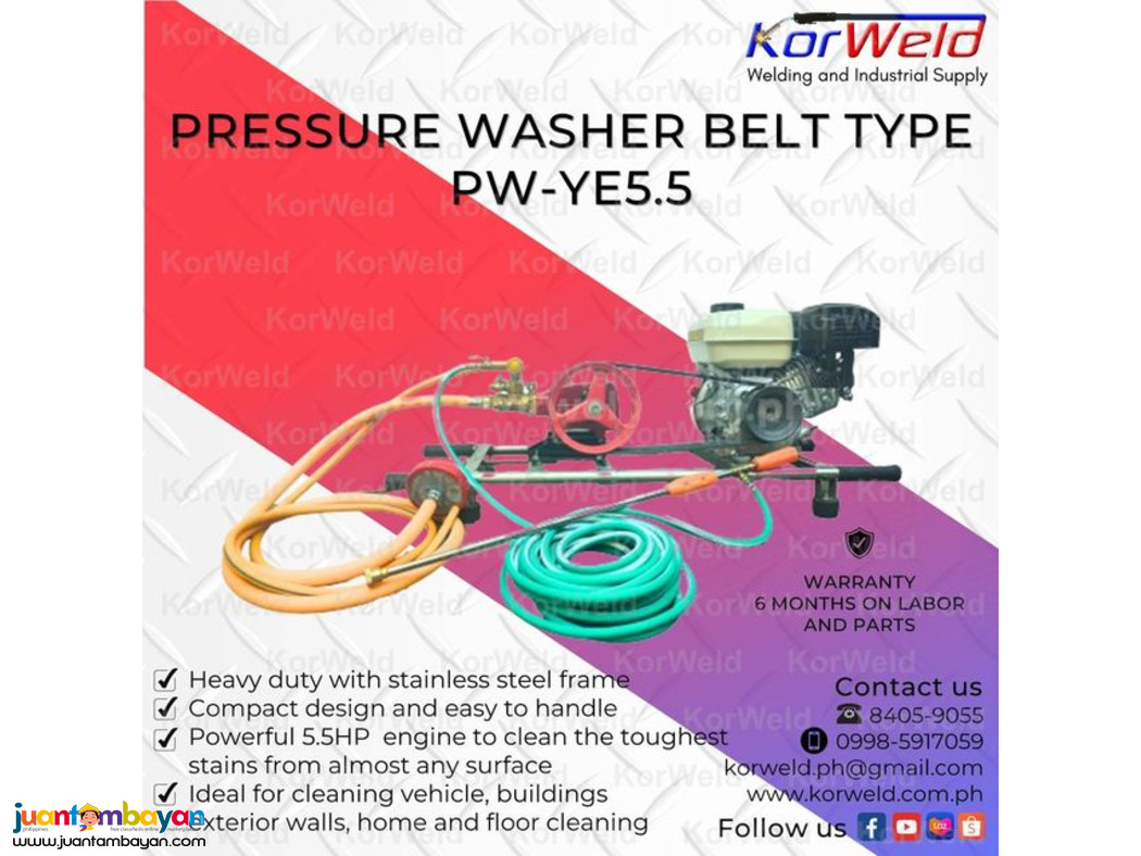 Yamabisi Pressure Washer Belt type