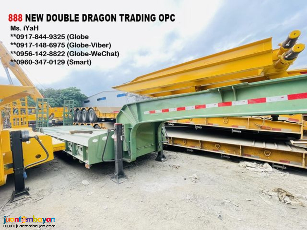 } 3-AXLE, 26 FT, 60 T Low Bed Trailer {