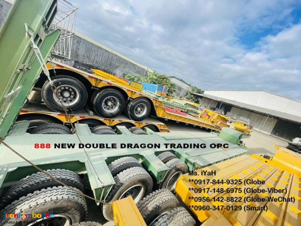 } 3-AXLE, 26 FT, 60 T Low Bed Trailer {