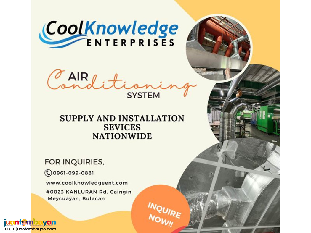 SUPPY AND INSTALLATION OF AIR CONDITINING 