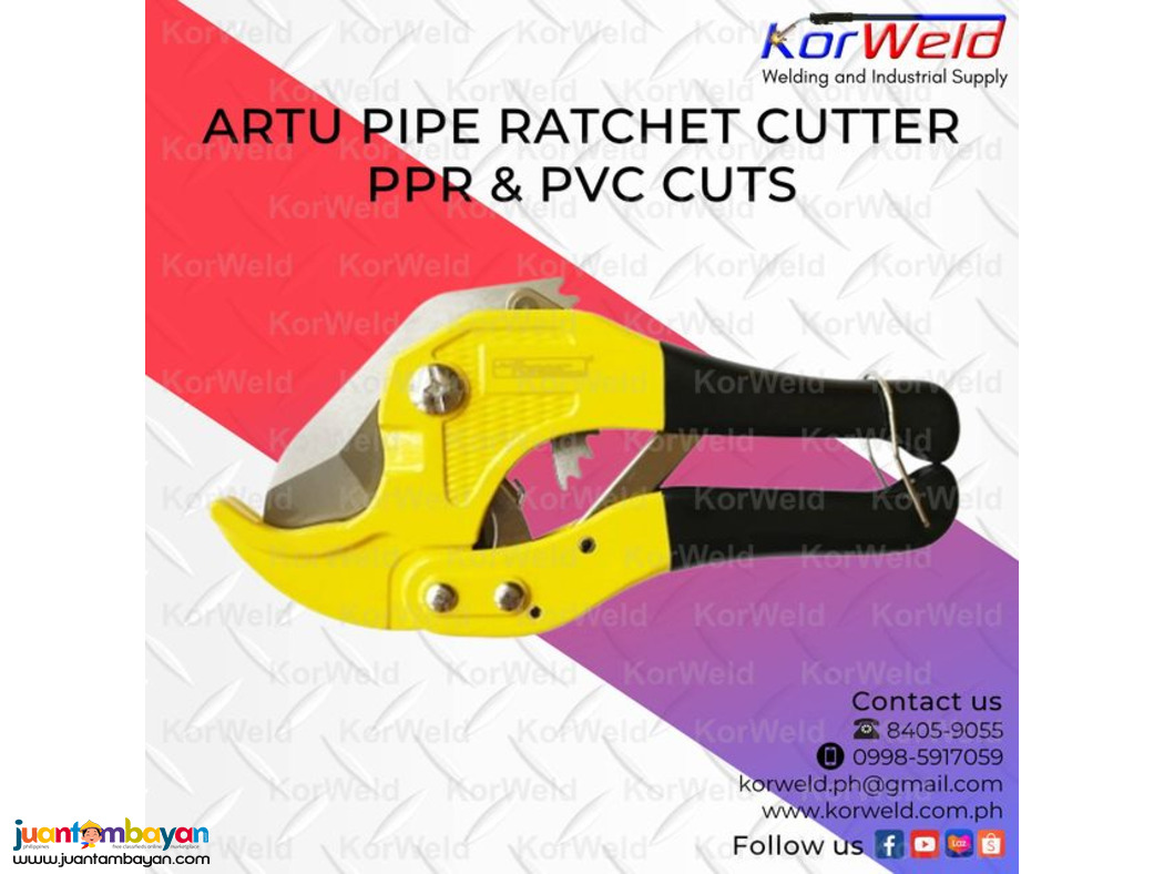 Artu Pipe Ratchet Cutter for Pvc & Ppr Cuts