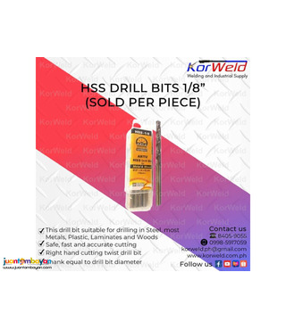 HSS Drill bit 1/8