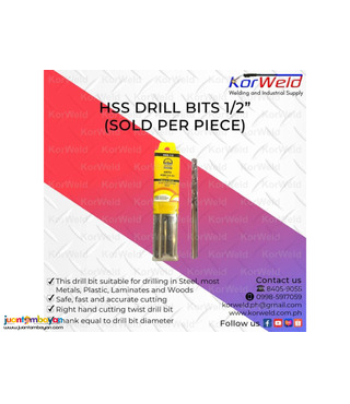HSS Drill Bits 1/2