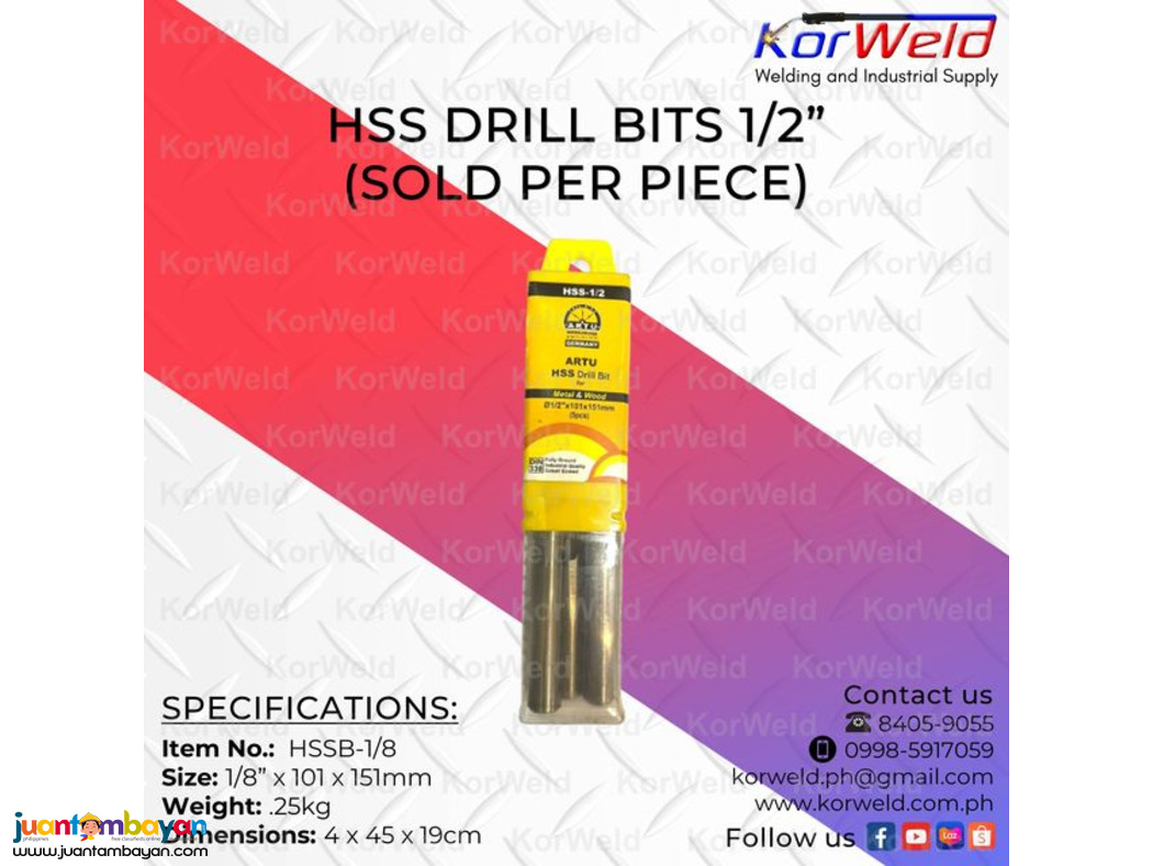 HSS Drill Bits 1/2