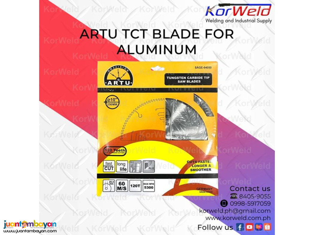 Artu Tct Blade For Aluminum