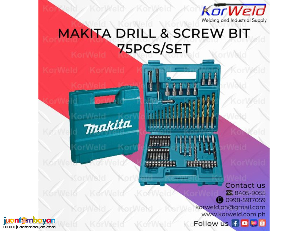 Makita Drill & Screw Bit 75pcs/set