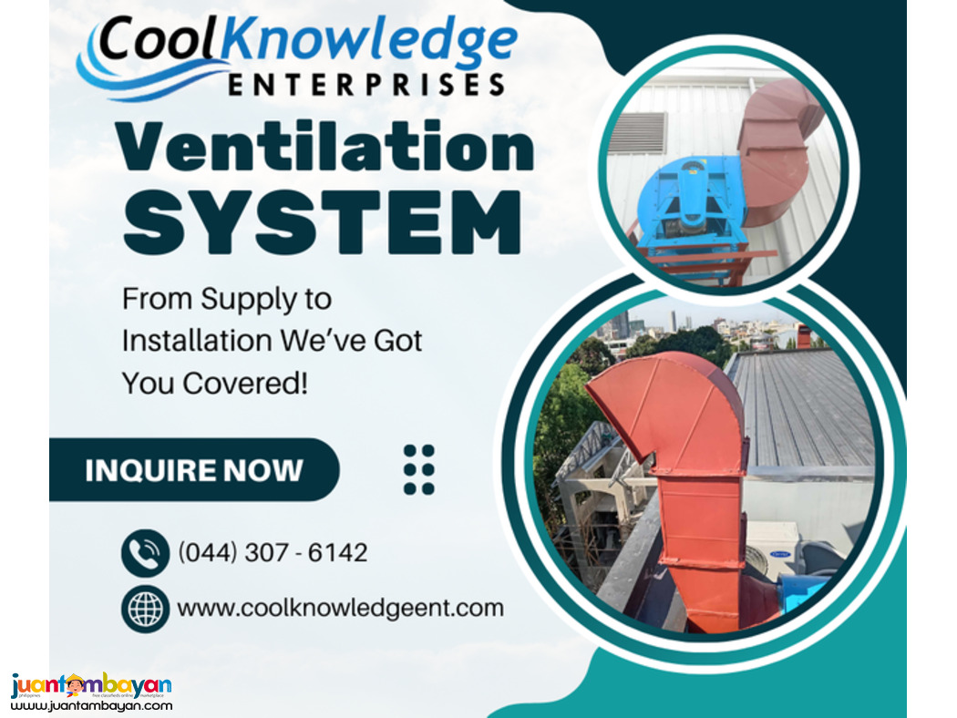 Ventilation System | Supply & Installation || Meycauayan