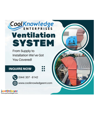 Ventilation System | Supply & Installation || Meycauayan