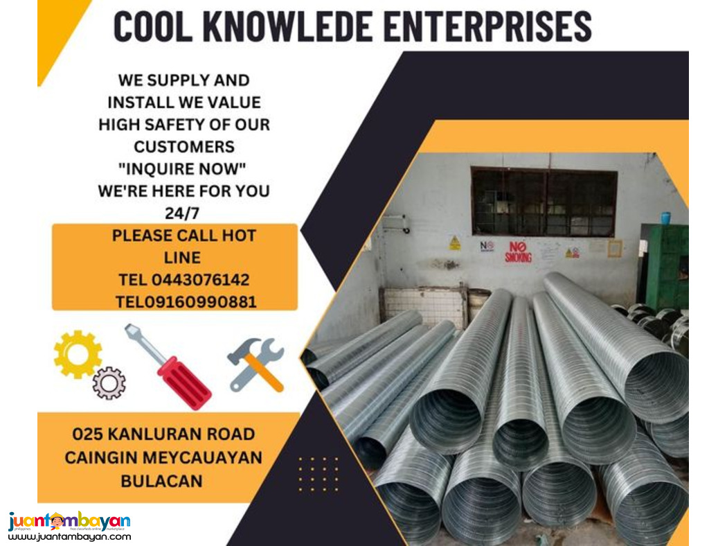 DUCTING WORKS SUPPLY AND INSTALLATION NATIONWIDE