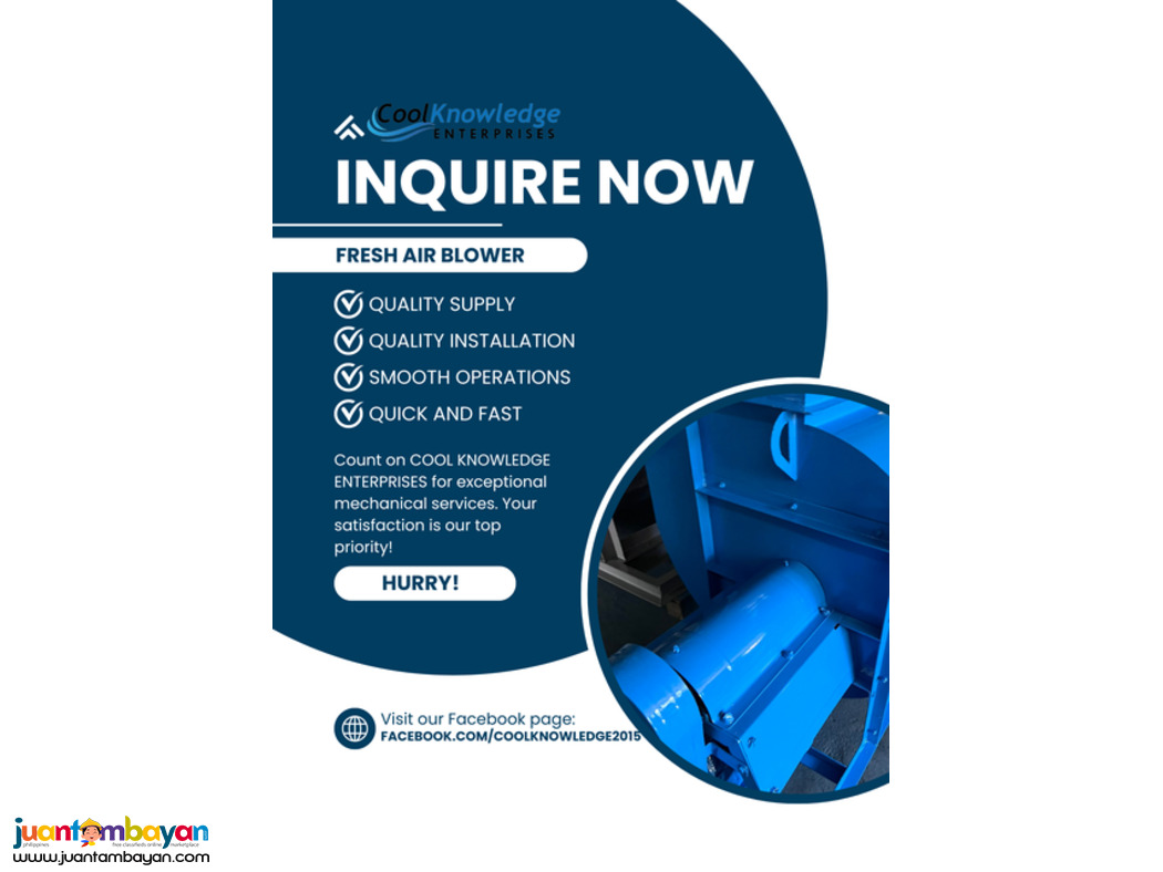 fRESH AIR BLOWER SYSTEM //NATIONWIDE//