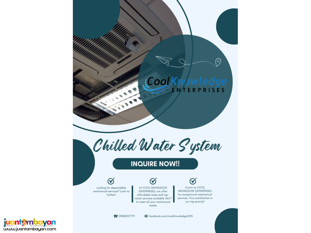 ||CHILLED WATER SYSTEM|| (SUPPLY AND INSTALLATION)
