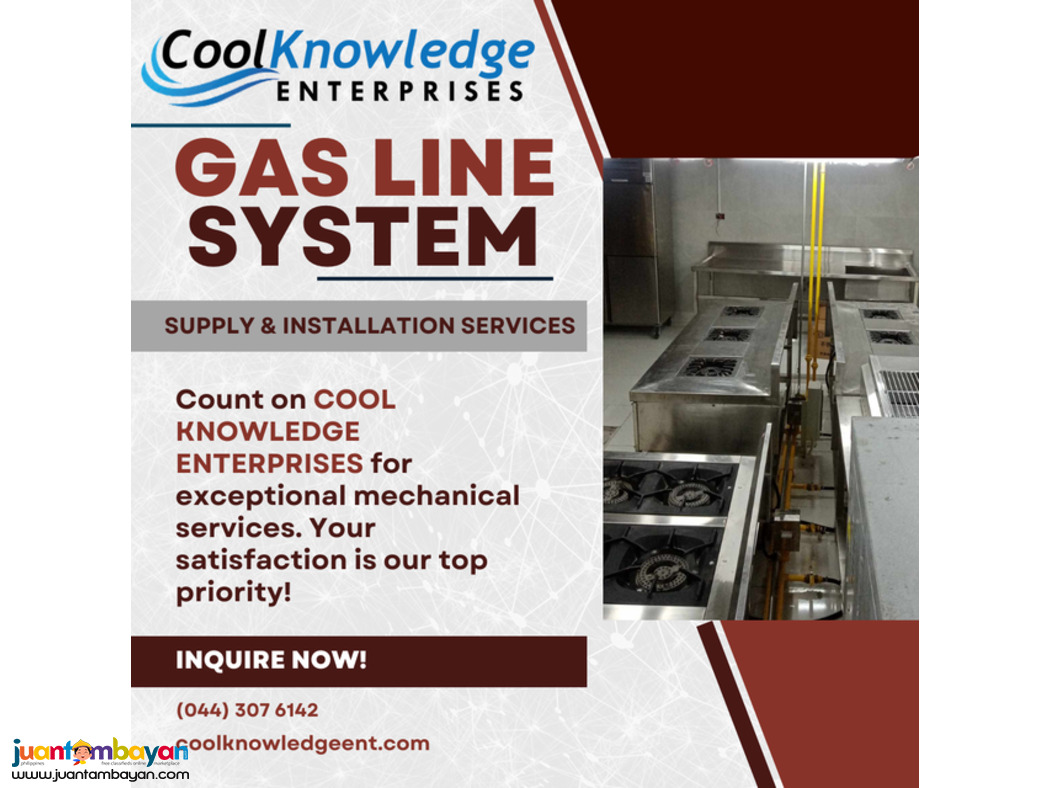 GAS LINE SYSTEM || SUPPLY & INSTALL ~ RELIABLE SERVICES