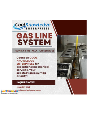 GAS LINE SYSTEM || SUPPLY & INSTALL ~ RELIABLE SERVICES