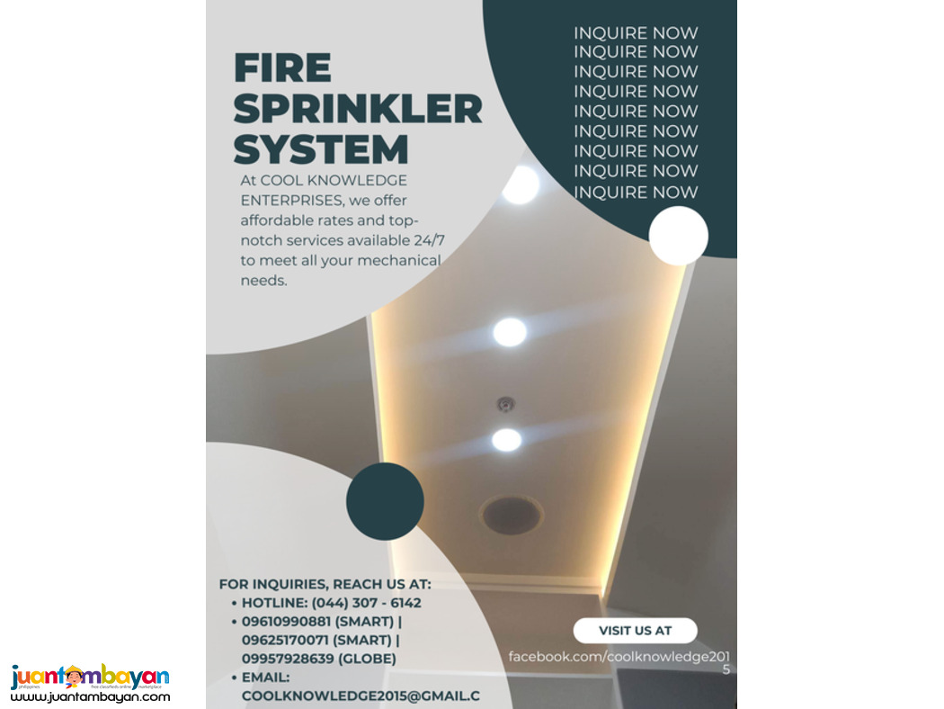 FIRE DETECTION AND ALARM SYSTEM AVAILABLE HERE