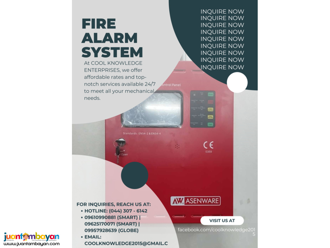 FIRE DETECTION AND ALARM SYSTEM AVAILABLE HERE