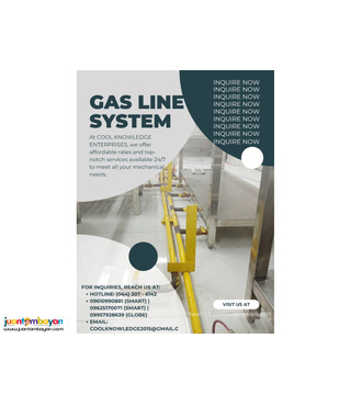 SERVES GAS LINE AT HIGH QUALITY SUPPLY AND INSTALLATION